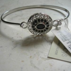 NWT MACY’S Sterling & Blue Stones Bracelet